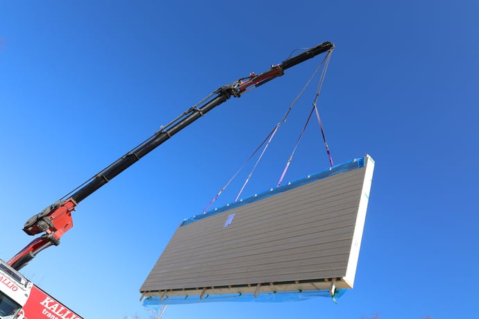 LapWallilta elementtiratkaisut Monitoimijatalo Wintteriin.