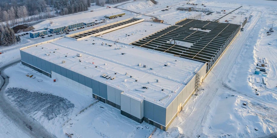 LapWallin lämpimät kattoelementit.