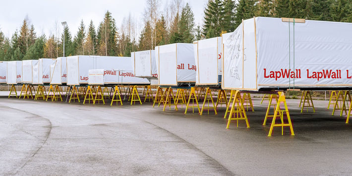 LAPWALL LEKO -tuotteet mahdollistavat kustannustehokkaan hiilinegatiivisen rakentamisen