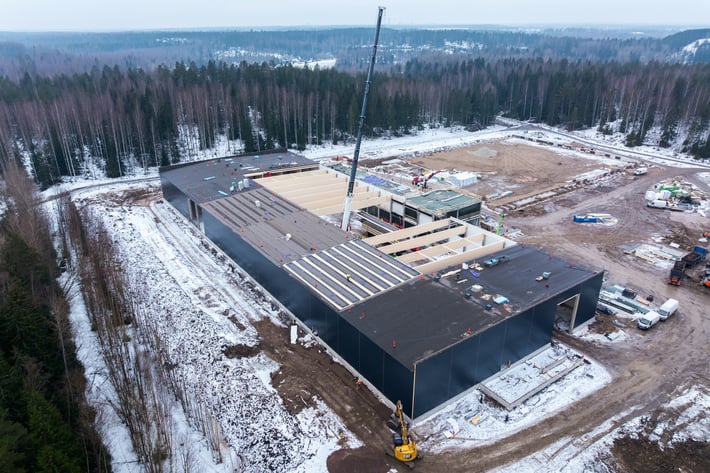 LapWall Kerava-Sipoo Liikuntahallit katto 2