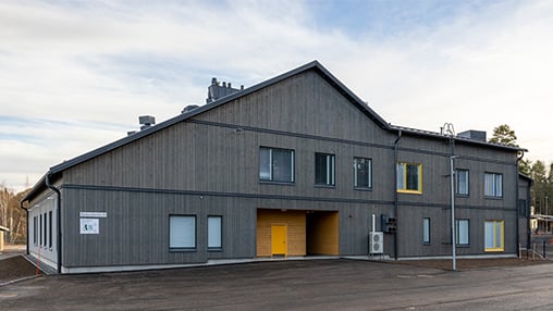 LapWallin puuelementit koulurakennukseen