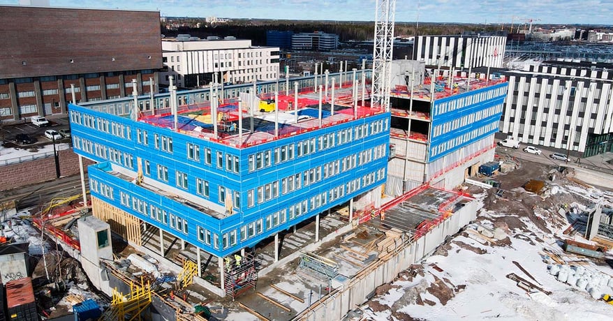 LapWallin referenssikohde Helsingin Ilmalan Aura