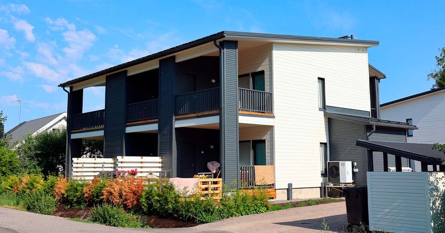 LapWallin referenssikohde Vantaan Keihästiellä.