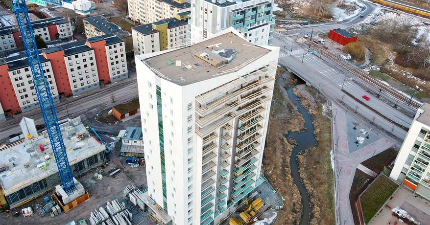 LapWallin referenssikohde Kuunsäde Espoossa.