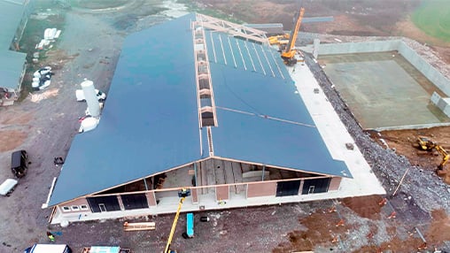 LapWallin referenssikohde Lypsykarjapihatto, Kallislahdessa