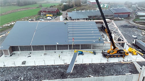 LapWallin referenssikohde Lypsykarjapihatto, Kallislahti