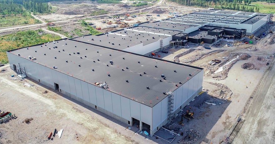 LapWallin referenssikohde Metsä Woodin Äänekosken tehdas.