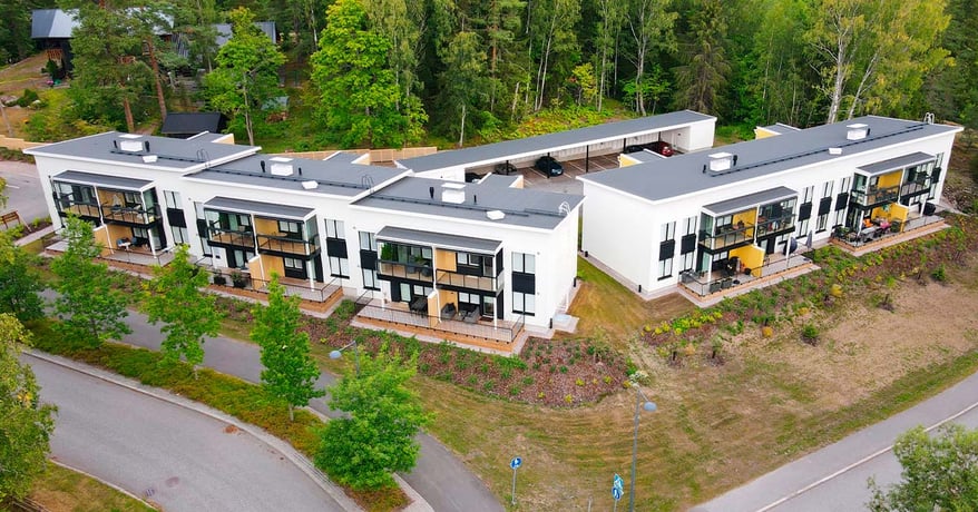 LapWallin referenssikohde Kirkkonummen Sarfvikin Kaari.