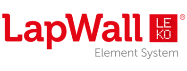 LapWall primary logo with slogan leko 2